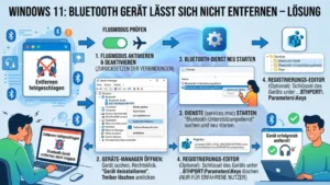 Windows 11: Bluetooth-Gerät lässt sich nicht entfernen – Lösung