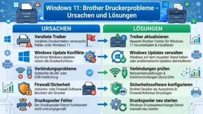 Windows 11: Brother Druckerprobleme – Ursachen und Lösungen
