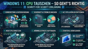 Windows 11: CPU tauschen – So geht’s richtig
