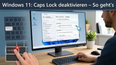 Windows 11: Caps Lock deaktivieren – So geht’s