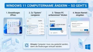 Windows 11 Computername ändern – So geht’s