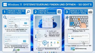 Windows 11 Control Panel finden und öffnen – So geht’s