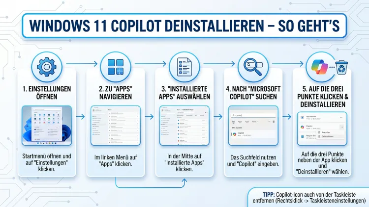 Windows 11 Copilot deinstallieren – So geht’s