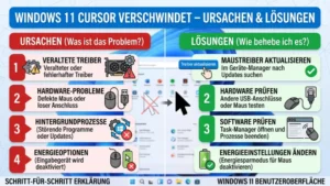 Windows 11 Cursor verschwindet – Ursachen & Lösungen