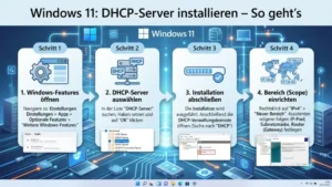 Windows 11: DHCP-Server installieren – So geht’s