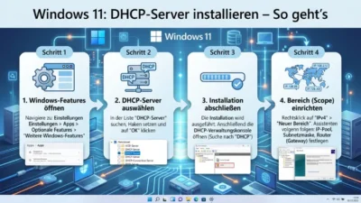 Windows 11: DHCP-Server installieren – So geht’s