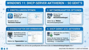 Windows 11: DHCP-Server aktivieren – So geht’s