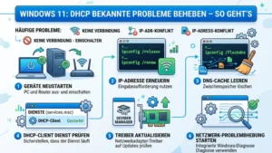 Windows 11: DHCP bekannte Probleme beheben – So geht’s
