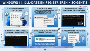 Windows 11: DLL-Dateien registrieren – So geht’s