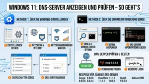 Windows 11: DNS-Server anzeigen und prüfen – So geht’s