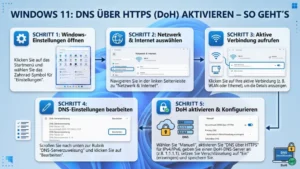 Windows 11: DNS über HTTPS (DoH) aktivieren – So geht’s