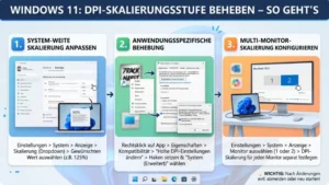Windows 11: DPI-Skalierungsstufe beheben – So geht’s