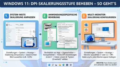 Windows 11: DPI-Skalierungsstufe beheben – So geht’s