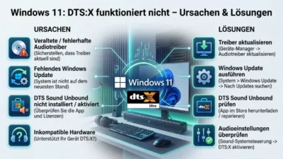 Windows 11: DTS:X funktioniert nicht – Ursachen & Lösungen