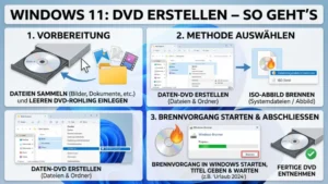 Windows 11: DVD erstellen – So geht’s einfach