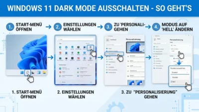 Windows 11 Dark Mode ausschalten – So geht’s