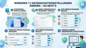 Windows 11 Datenschutzeinstellungen ändern – So geht’s