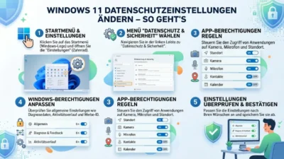 Windows 11 Datenschutzeinstellungen ändern – So geht’s