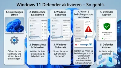 Windows 11 Defender aktivieren – So geht’s