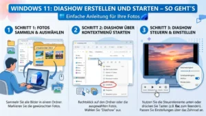 Windows 11: Diashow erstellen und starten – So geht’s