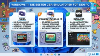 Windows 11: Die besten GBA-Emulatoren für den PC