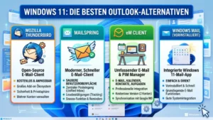 Windows 11: Die besten Outlook Alternativen