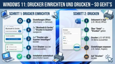 Windows 11: Drucker einrichten und drucken – So geht’s