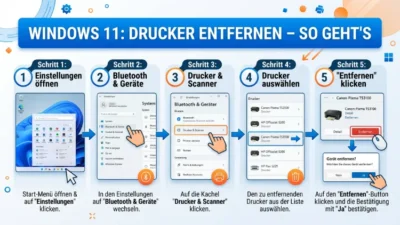 Windows 11: Drucker entfernen – So geht’s