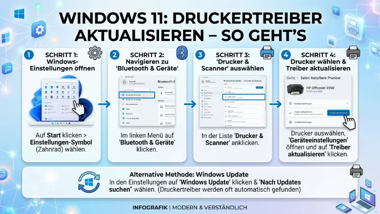 Windows 11: Druckertreiber aktualisieren – So geht’s