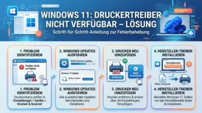 Windows 11: Druckertreiber nicht verfügbar – Lösung