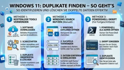 Windows 11: Duplikate finden – So geht’s einfach