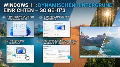 Windows 11: Dynamischen Hintergrund einrichten – So geht’s
