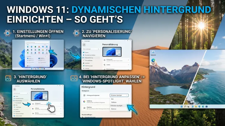Windows 11: Dynamischen Hintergrund einrichten – So geht’s