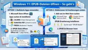 Windows 11: EPUB-Dateien öffnen – So geht’s