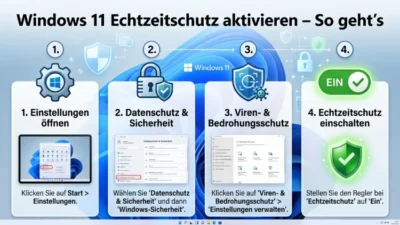 Windows 11 Echtzeitschutz aktivieren – So geht’s