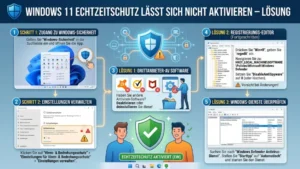 Windows 11 Echtzeitschutz lässt sich nicht aktivieren – Lösung