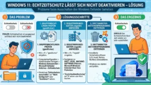 Windows 11 Echtzeitschutz lässt sich nicht deaktivieren – Lösung
