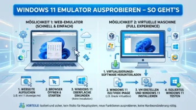 Windows 11 Emulator ausprobieren – So geht’s