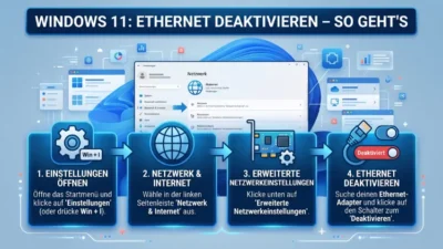 Windows 11: Ethernet deaktivieren – So geht’s