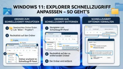 Windows 11: Explorer Schnellzugriff anpassen – So geht’s
