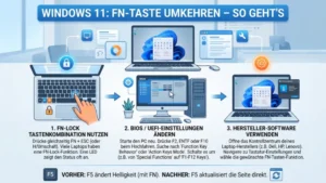 Windows 11: FN-Taste umkehren – So geht’s