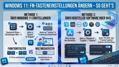 Windows 11: FN-Tasteneinstellungen ändern – So geht’s