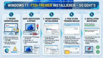 Windows 11: FTDI-Treiber installieren – So geht’s