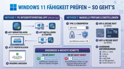 Windows 11 Fähigkeit prüfen – So geht’s