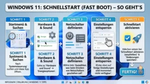 Windows 11: Fast Boot (Schnellstart) – So geht’s