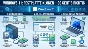 Windows 11: Festplatte klonen – So geht’s richtig