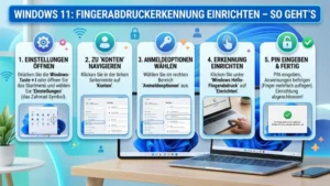 Windows 11: Fingerabdruckerkennung einrichten – So geht’s