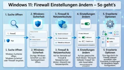 Windows 11: Firewall-Einstellungen ändern – So geht’s