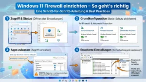 Windows 11 Firewall einrichten – So geht’s richtig