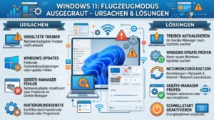 Windows 11: Flugzeugmodus ausgegraut – Ursachen & Lösungen
